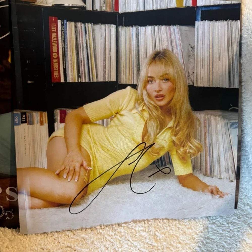 Signed Sabrina Carpenter Short n Sweet vinyl